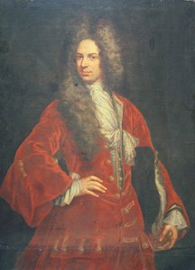 Porträtt av gentleman, av Giovanni Maria Delle Piane, känd som Mulinaretto (1660-1745)