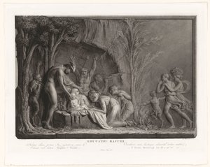 Bacchus utbildning av Giovanni Martino dei Boni