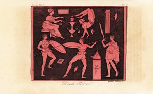 Pyrrhic Dance, antik grekisk krigsdans av Giovanni Paglianti