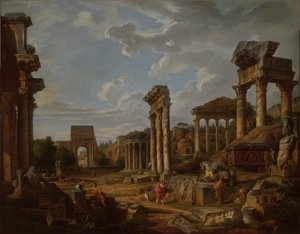 En Capriccio från Forum Romanum
