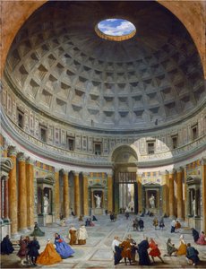 Interiör av Pantheon, Rom