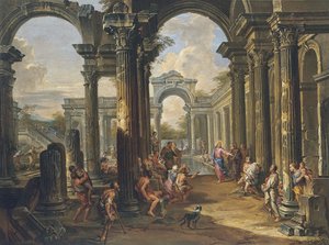 Poolen i Bethesda av Giovanni Paolo Pannini