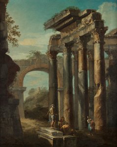 romerska ruiner av Giovanni Paolo Pannini