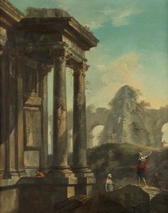 Romersk ruinlandskap av Giovanni Paolo Pannini