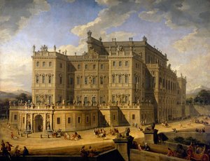 Utsikt över Rivolis slott av Giovanni Paolo Pannini