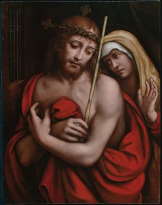 Kristus krönt med törnen, efter 1521 (olja på panel)
