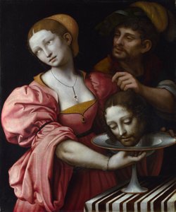 Giampietrino (1 Hälften av 1500-talet) Salome Olja på trä ca 1510-1520 National Gallery, London 68,6x57,2