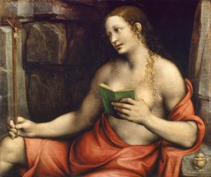 Ångerfulla Sankta Maria Magdalena, ca 1520 (olja på panel)