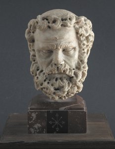 Huvud för en skäggig man, 1312-1314 av Giovanni Pisano