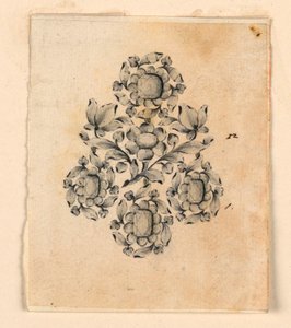 Design för ett örhänge av Giovanni Sebastiano Meyandi