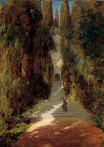 En första mässa", 1885 av Giovanni Segantini