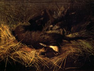 Död sämskskinn av Giovanni Segantini