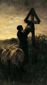Kiss Cross, av Giovanni Segantini (1858-1899)