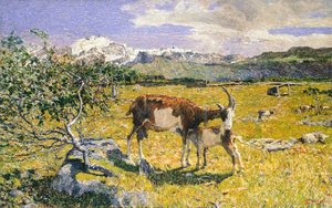 Alperna i maj av Giovanni Segantini (1858-1899)