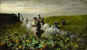 Pumpaskörden av Giovanni Segantini