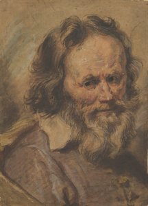 Chef för en skäggig man, 1600-1630.