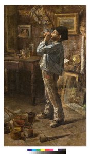 Jag är också en målare eller Dilettante eller The painters studio, 1885