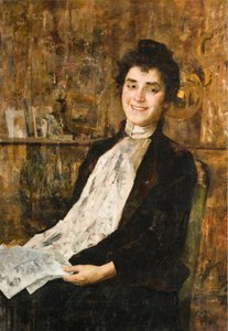 Porträtt av hans fru Luisa