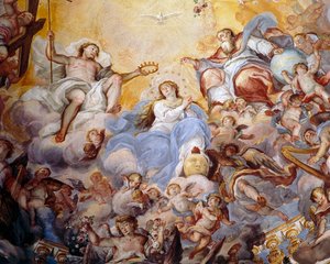 Jungfruns kröning, 1725 av Giovanni Tuccari