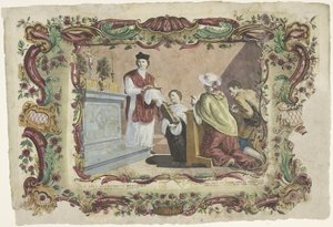 Be för levande och döda VII. opus misericordiae spiritualis / La septima obra de misericordia spiritual (...) (titel på objektet) The Spiritual Works of Mercy (serietitel)