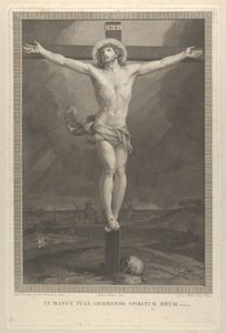 Kristus korsfäst på korset, en skalle vid basen, ca. 1770-1803.