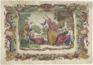 Laven från Dorstigen III. work of corporal mercy / Later work of corporal mercy (...) (titel på objekt) De spirituele werken av barmhartigheid (serietitel) av Giovanni Volpato