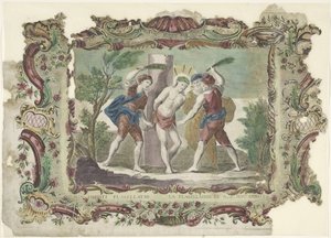 Kristi flagellation Jesu Christi Flagellatio / La flagellacion de N.S. Jesus Christo (titel på objekt)
