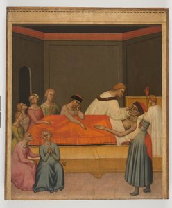 Extreme Unction, c.1360 (tempera på panel)