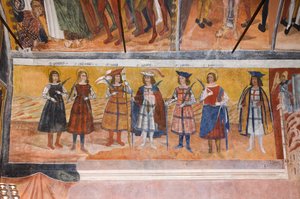 De lokala heliga riddarna (de sju martyrerna i den thebanska legionen)