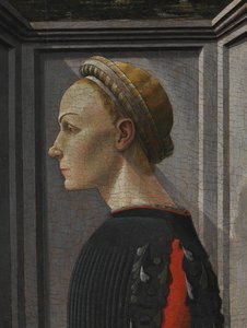 Porträtt av en kvinna. av Giovanni di Franco