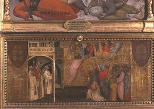 Evangelisten Johannes himmelsfärd (tempera på panel)