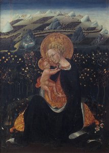 Ödmjukhetens madonna av Giovanni di Paolo