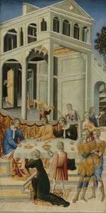 Salome ber Herodes om Johannes Döparens huvud av Giovanni di Paolo