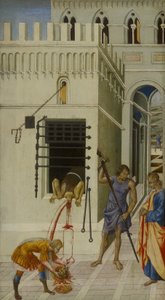 Halshuggningen av Johannes Döparen av Giovanni di Paolo