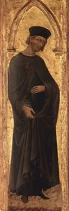 Den salige Andrea Gallerani dog 1251, 1447-65. av Giovanni di Paolo