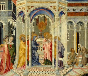 Presentationen av Kristus i templet, ca. 1435. av Giovanni di Paolo