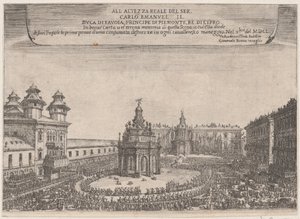 Festival i Turin, oktober 1650, 1650. av Giovenale Boetto
