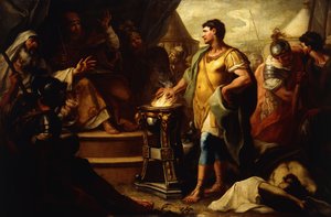 Mucius Scaevola av Girolamo Brusaferro