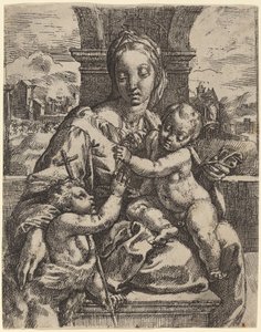 Madonna Aldobrandini av Girolamo Imperiale I after Raphael