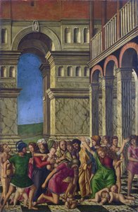 Mocetto, Girolamo (ca 1458-1531) The Massacre of the Innocents Olja på duk ca 1510-1520 National Gallery, London 67,9x44,5