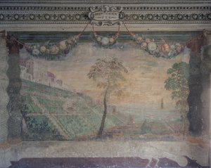 Utsikt över villan baserad på den ursprungliga designen, Hall of the Fountain