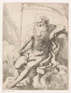 Saturnus med lie av Girolamo Scarselli
