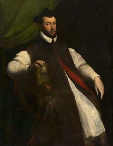 Porträtt av en prelat, mitten av 1500-talet (olja på duk) av Girolamo da Carpi
