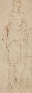 Stående figur. Runt 1530/50 (?) av Girolamo da Carpi