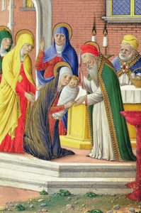 Presentation i templet, ca 1465