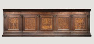 Övre panel från en sakristiaskåp, ca. 1460-1475. av Giuliano da Maiano