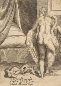 Leda och svanen, från 