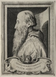 Porträtt av kardinal Pietro Bembo av Giulio Bonasone