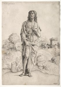 Johannes Döparen, ca. 1505. av Giulio Campagnola