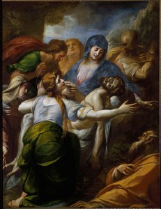 Pieta. Klagoång om Kristi död. (Målning